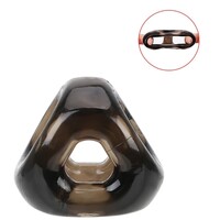 Double Cock + Balls Ring Penis Sex Toy For Men Couples Delay Ejaculation Erection Aid And Enhance