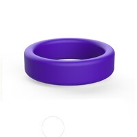 TGV Dark Thick Cock Ring Sex Toy For Men Ejaculation Penis and Balls Delay Erection Aid Purple