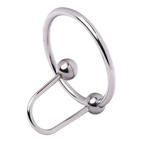 Sperm Stoppers Steel Head Cock Penis Sleeve Plug Ring Sex Toy Men Sound Urethral 25mm