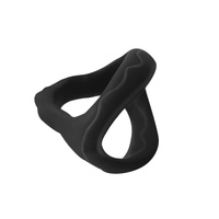 Penis Ring Silicone Semen Lock Cock Ring Delay Ejaculation Black