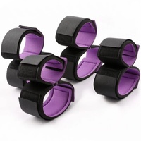 TGV Dark BDSM S+M Ankle Cuffs Handcuffs Wrist Thigh Leg Bondage Locking Straps Restraint