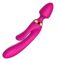 Rabbit Vibrator/Dildo GSpot Sex/Adult Toy USB Rechargeable Silicone Jack Pink