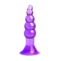Anal Bead Butt Plug Chain Ball Adult Play Sex Toy BDSM For Couples Women Men Ass Beaded Purple