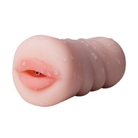 Male Masturbator Realistic Pocket Pussy Mouth Blowjob Hand Held Stroker Sex Toy Cup Mens