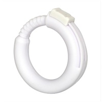 Adjustable Silicone Cock Ring Delay Ejaculation Penis Erection Aid Sex Toy For Men Couples Rings White
