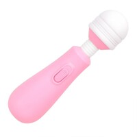 Mini Wand Vibrator G-Spot Dildo Clitoral Stimulator Clit Massager AV Sex Toy For Women Couples Pink