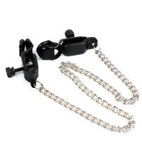 Nipple Genital Chain Adjustable Clamps Sex Toy For Women Couples Fetish S&M Bondage Jewellery Set BDSM Black