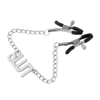 Nipple Genital Chain Adjustable Clamps Sex Toy Fetish S&M Bondage For Women Couples BDSM Vagina Slut