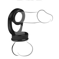 Penis Cock Ring Delay Ejaculation Erection Adult Silicone Sex Toy For Men and Balls Premium Enhance