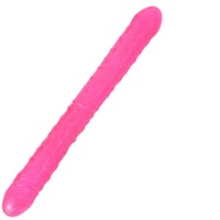 Double Ended Dildo Dong Personal Massager Penis Sex Toy For Men Women 13 Inch BDSM Pink