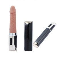 Thrusting Dildo Vibrator Women Wand 7 Speed Sex Toy Machine Portable Premium