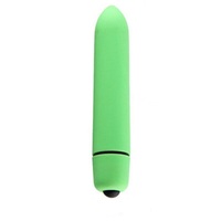 Bullet Vibrator Discreet Vibrating Massager Beginner Vibe Sex Toy For Women 10 Speed Wand Green