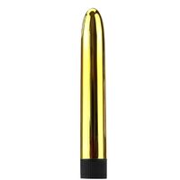 7" Large Vibrator Bullet Big Dildo G-Spot Anal Vaginal Clit Vibe Female Sex Toy Gold