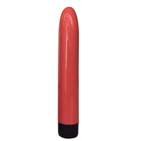 7" Large Vibrator Bullet Big Dildo G-Spot Anal Vaginal Clit Vibe Female Sex Toy Red Matte