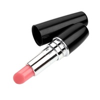 Lipstick Vibrating Bullet G-spot Dildo Vibrator Adult Sex Toy Massager Women's Vibe Black