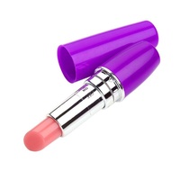 Lipstick Vibrating Bullet G-spot Dildo Vibrator Adult Sex Toy Massager Women's Vibe Purple