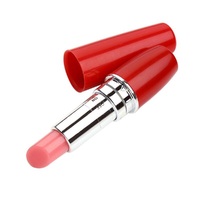 Lipstick Vibrating Bullet G-spot Dildo Vibrator Adult Sex Toy Massager Women's Vibe Red