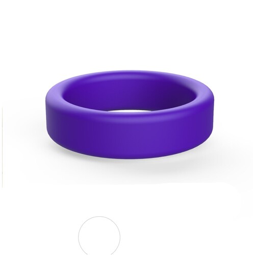 TGV Dark Thick Cock Ring Sex Toy For Men Ejaculation Penis and Balls Delay Erection Aid Purple