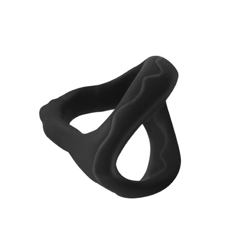 Penis Ring Silicone Semen Lock Cock Ring Delay Ejaculation Black