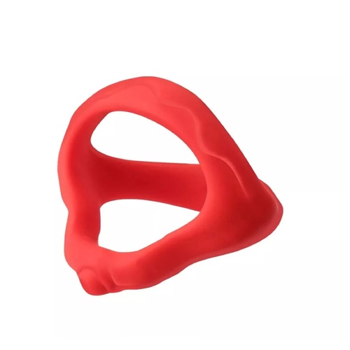 Penis Ring Silicone Semen Lock Cock Ring Delay Ejaculation Red