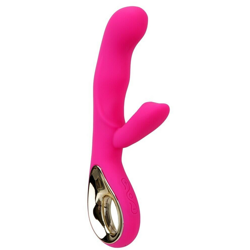 Jack Rabbit Vibrator USB Rechargeable Waterproof GSpot Sex Toy For Women Massager Wand 10 Speeds Pink