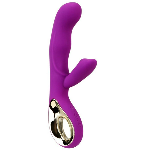 Jack Rabbit Vibrator USB Rechargeable Waterproof GSpot Sex Toy For Women Massager Wand 10 Speeds Purple