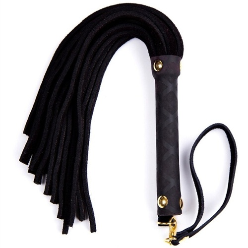 Whip Adult Sex Toy Flogger For Spanking Men Women And Couples Fun PU Leather Whip BDSM S+M Black