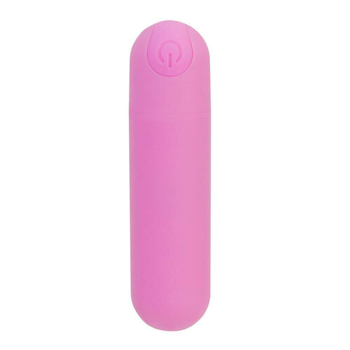 USB Rechargeable Bullet Vibrator Discreet Vibrating Massager Beginner Sex Toy Adult Powerful Pink