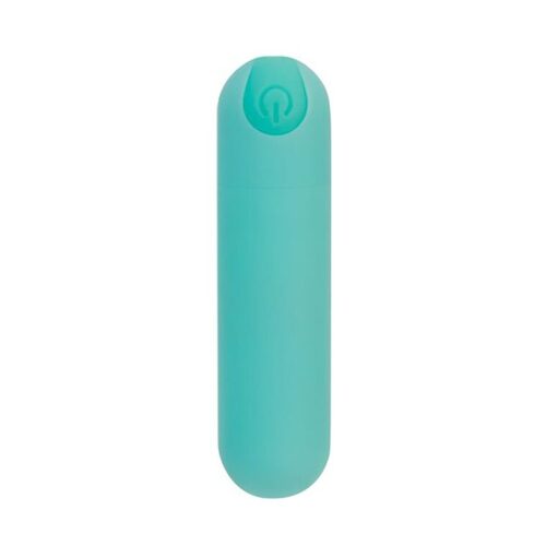 USB Rechargeable Bullet Vibrator Discreet Vibrating Massager Beginner Sex Toy Adult Powerful Green Aquamarine