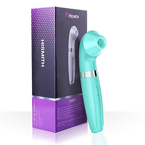 USB Rechargeable Silicone Clitoral Nipple Sucker Stimulator Waterproof G Spot HS Himsith 3 Heads