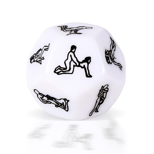 Adult Sex Toy Dice For Couples Women Men Novelties Game Love Erotic Fun Party Romance 12 Sides BDSM S+M White