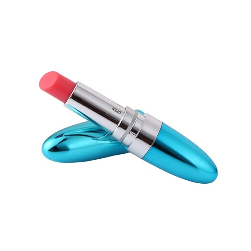 Lipstick Lip Stick Dildo Vibrator Sex Adult Toy Mini Bullet Small Discreet Vibe Womens Blue
