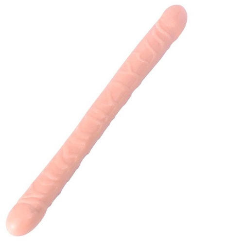 Double Ended Dildo Dong Personal Massager Penis Sex Toy For Men Women 13 Inch BDSM Flesh