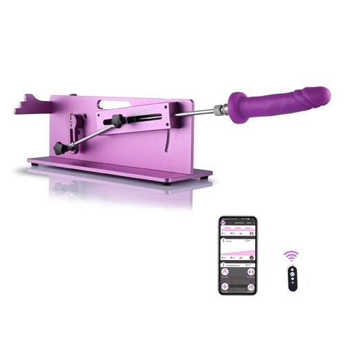 Hismith Premium Sex Machine Toy For Women Couples Men Remote With Control + APP Table Top Purple