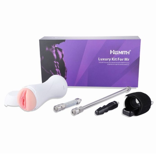 Hismith Attachment Accessories Premium Sex Machine Realistic Luxury Kit For Men Him Mr