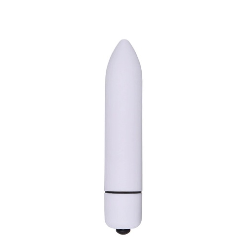 Bullet Vibrator Discreet Vibrating Massager Beginner Vibe Sex Toy For Women 10 Speed Wand White