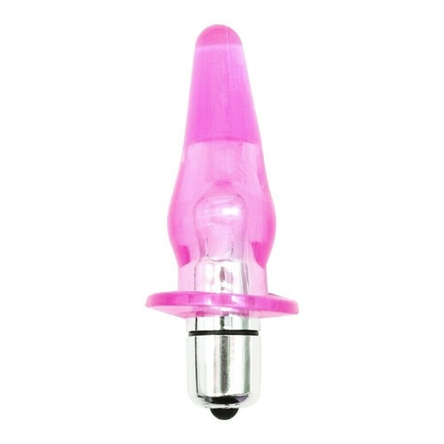 Vibrating Anal Butt Plug Bullet Prostate Massage Sex Toy For Women Men Couples Finger Vibrator Adult Pink