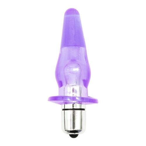 Vibrating Anal Butt Plug Bullet Prostate Massage Sex Toy For Women Men Couples Finger Vibrator Adult Purple