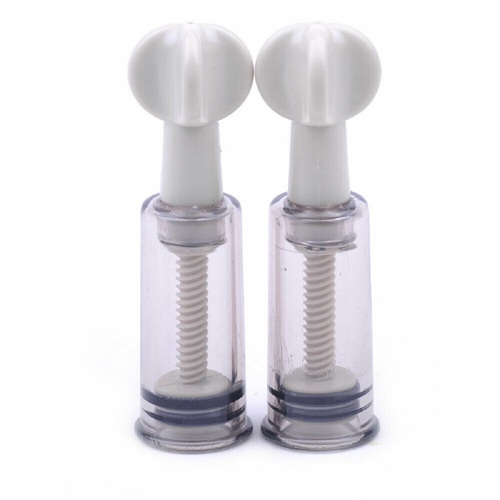 Nipple & Clitoris Sucker Twist Pump Suction Clamp Stimulator Oral Tongue Sex Toy For Women Men Couples BDSM S+M X Small