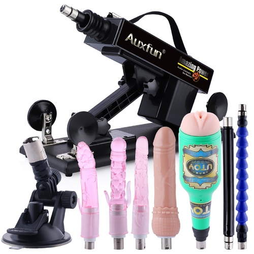 Sex Machine Realistic Thrusting Dildo Dong Vibrator Adult Toy Couples Automatic Type STOY0430-Y3