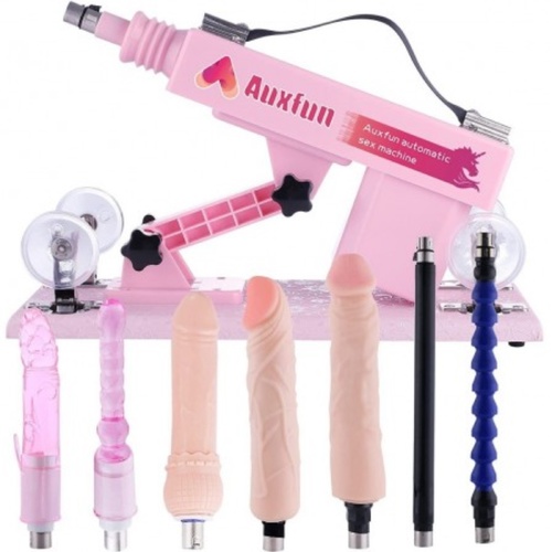 Sex Machine Realistic Thrusting Dildo Dong Vibrator Adult Toy Couples Automatic Pink Type STOY0776-H1
